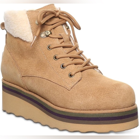 Bearpaw Retro Quinn Boots In Iced Coffee Size 10 - Picture 4 of 15